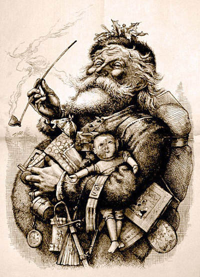 Le Père Noël par Thomas Nast