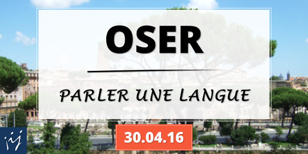 Formation "Oser parler une langue" - annonce