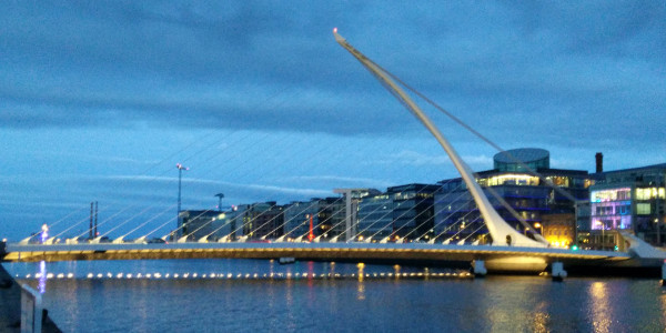 Pont Samuel Beckett à Dublin