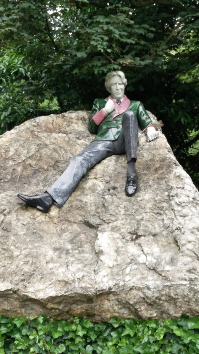 Statue d'Oscar Wilde à Merrion Square
