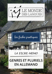 Fiche-mémo - genres et pluriels allemands