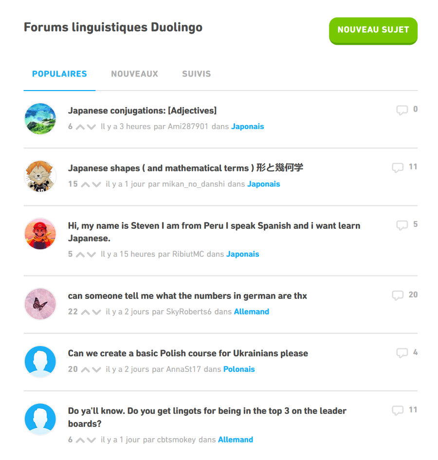 leoandroid - #DUOLINGO mais um nível concluído